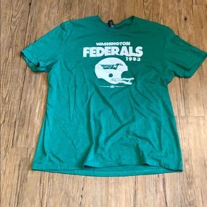USFL Washington Federals t-shirt XL